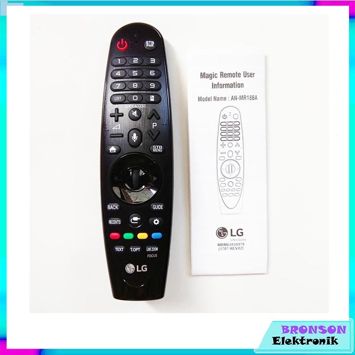 Remote Magic LG SMART TV AN-MR18BA Remote Tv LG Magic Remote User ORI