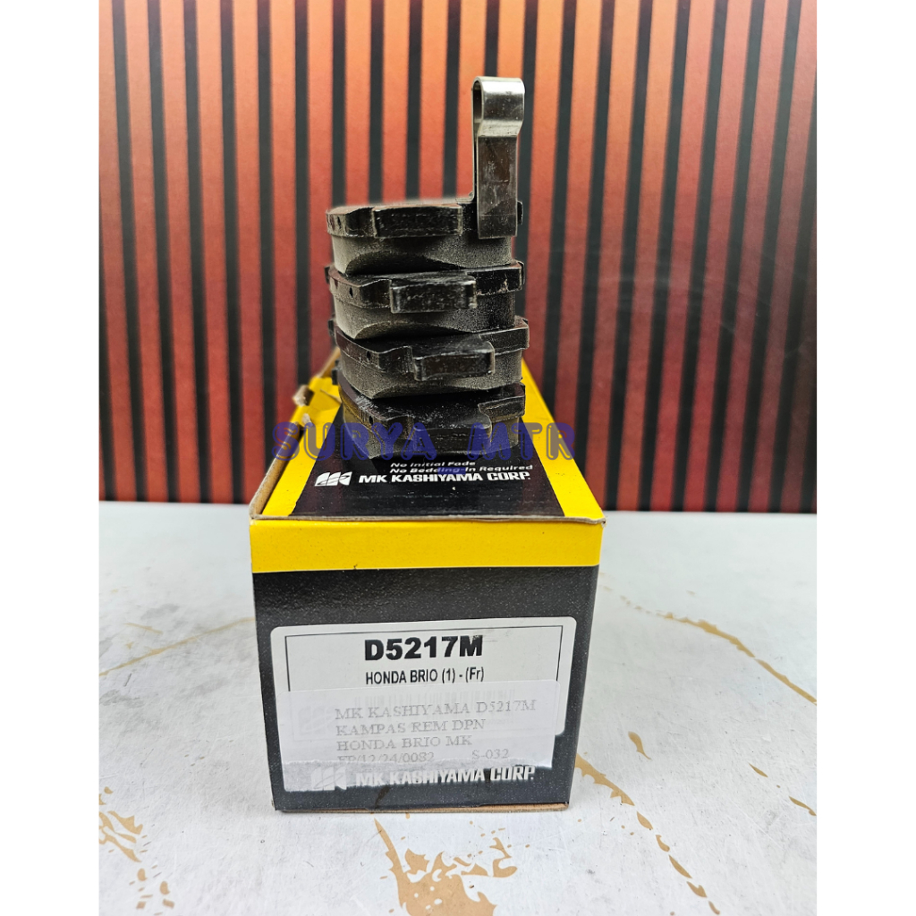 KAMPAS REM DEPAN BRAKE PAD HONDA BRIO MK KASHIYAMA D5217M