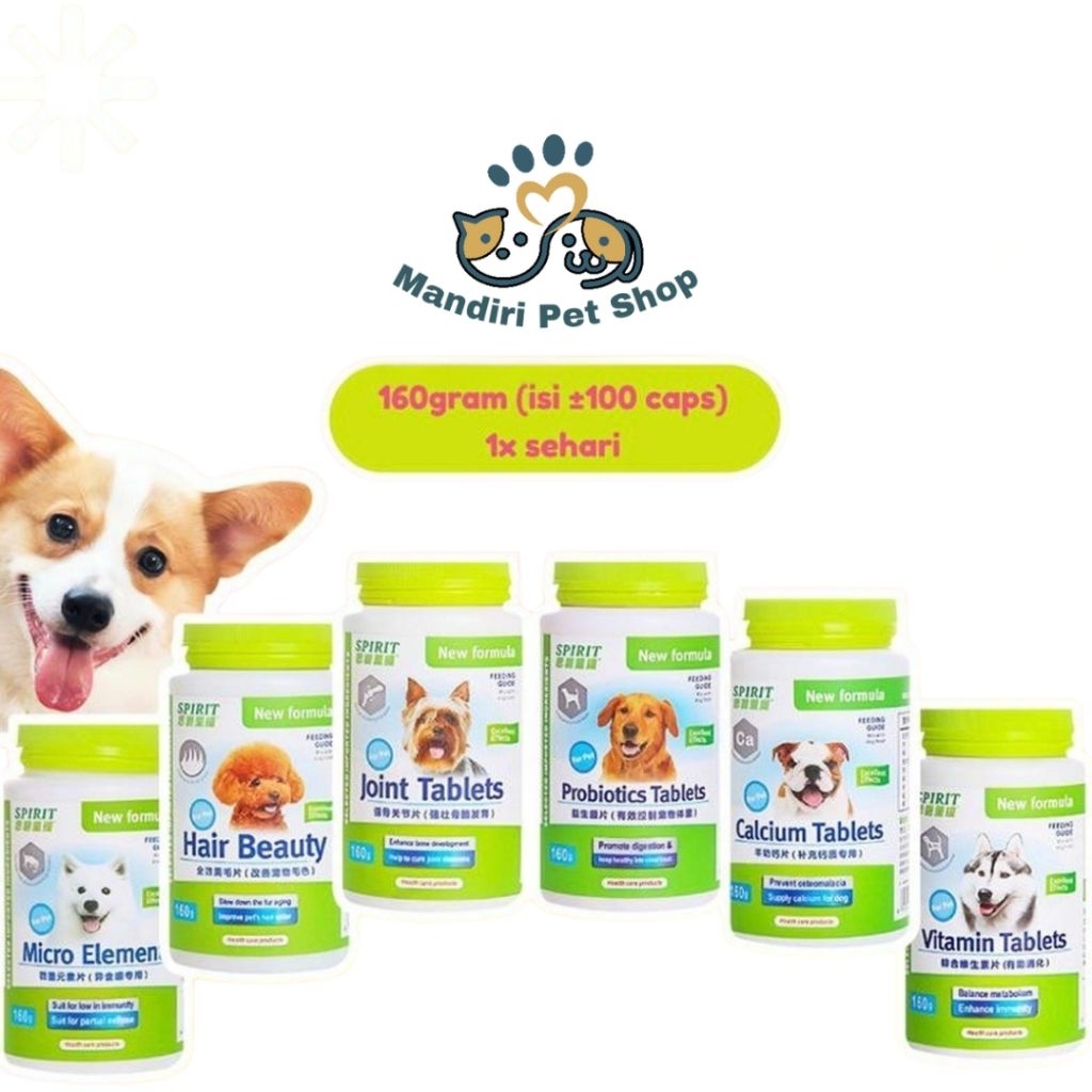 Vitamin Anjing Spirit Calcium / Vitamin Anjing Spirit Hair Beauty / Vitamin Anjing Spirit Joint / Vi