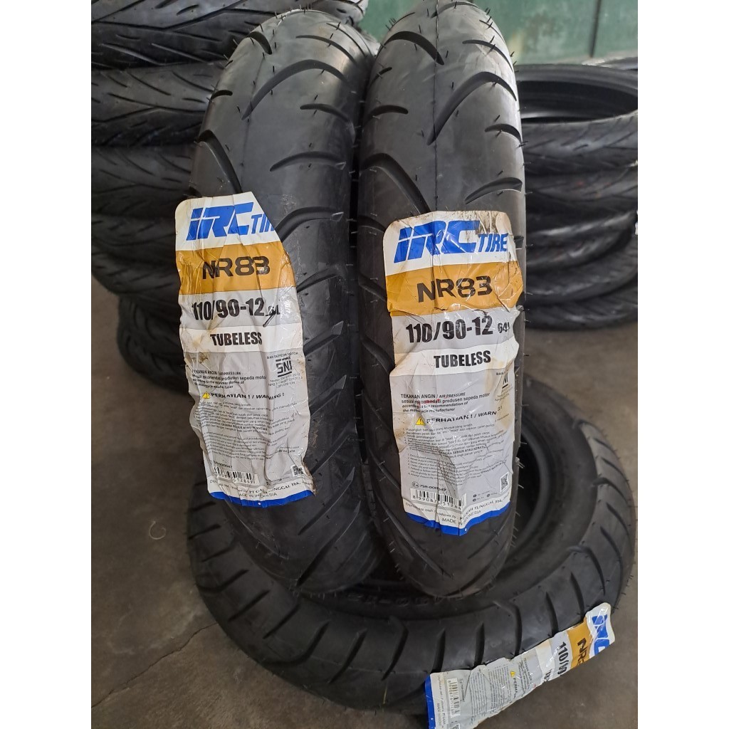BAN BELAKANG MOTOR SCOOPY // IRC NR83 110/90 RING 12 TUBLES // BAN MOTOR SCOOPY, FREEGO