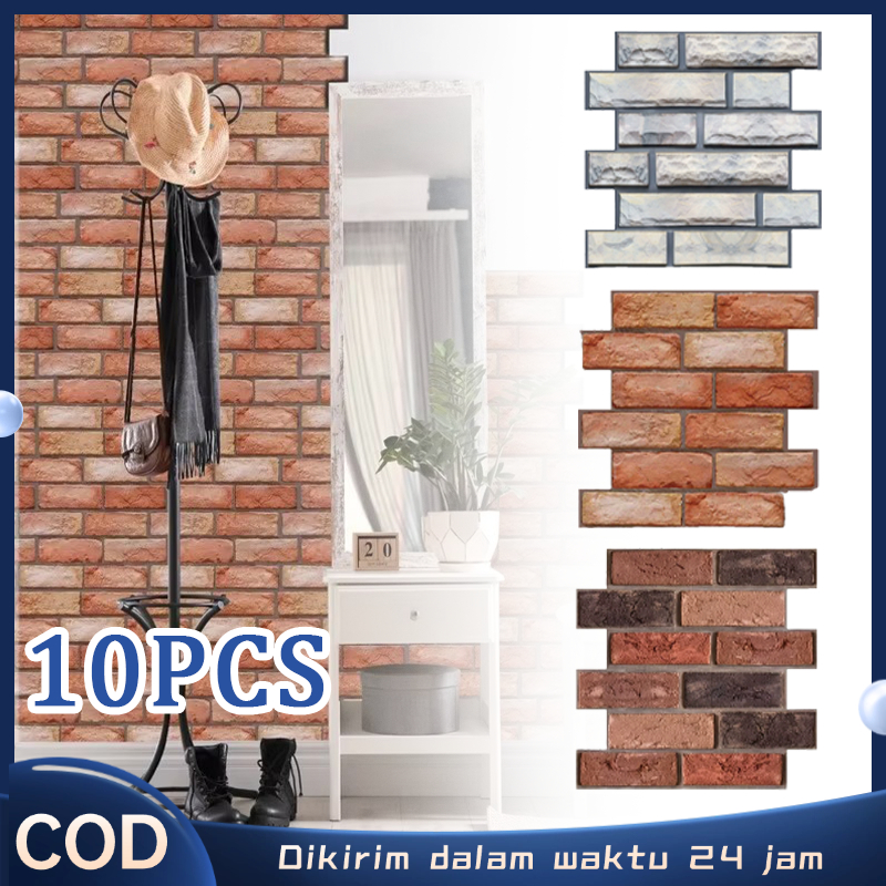 10pcs 3d Walpaper Dinding 3d Wallpaper Dinding Walpaper 3 Dimensi Wallpaper Dinding 3 Dimensi Timbul