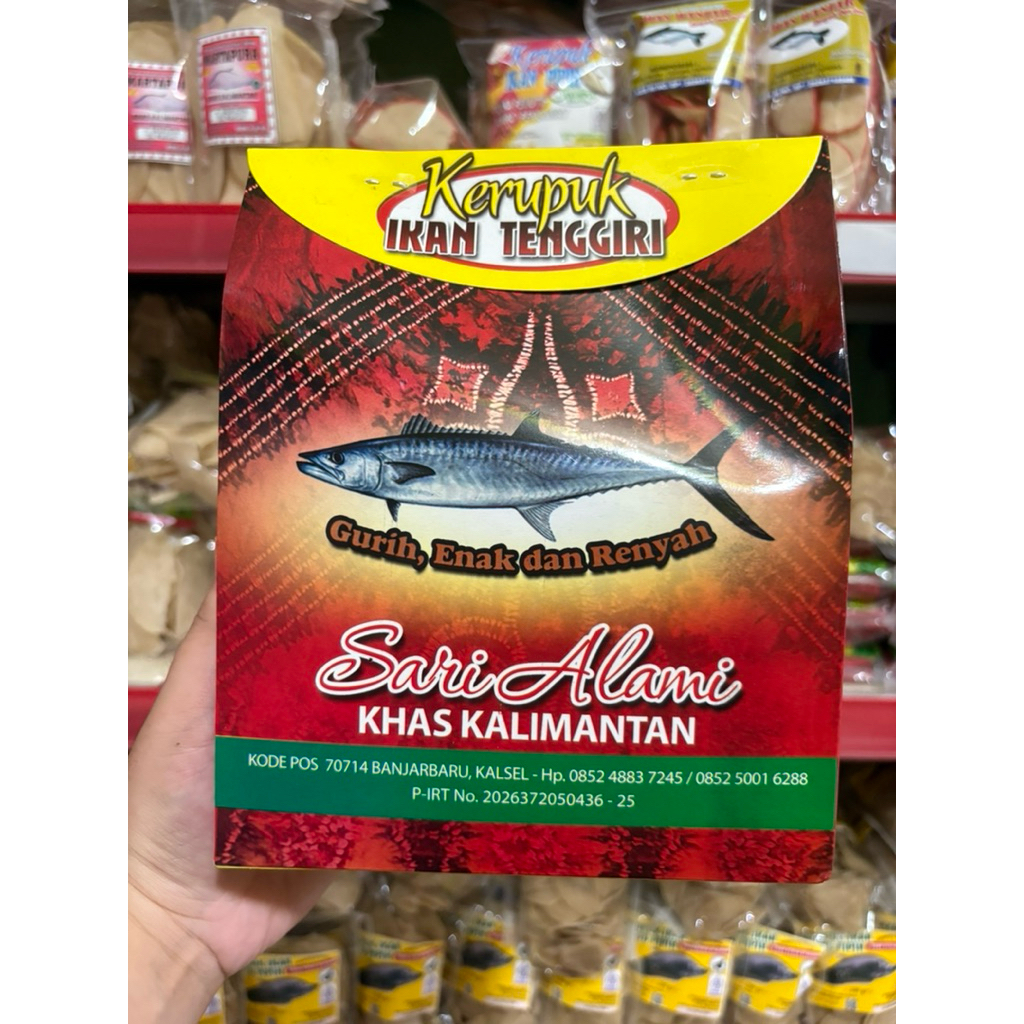 Kerupuk Ikan Tenggiri Mentah