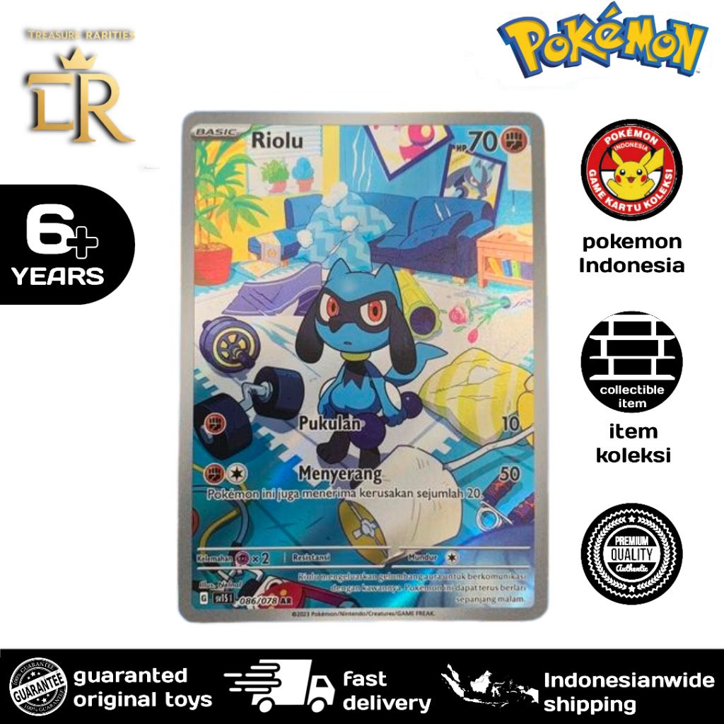 riolu ar sv1s tcg pokemon indo