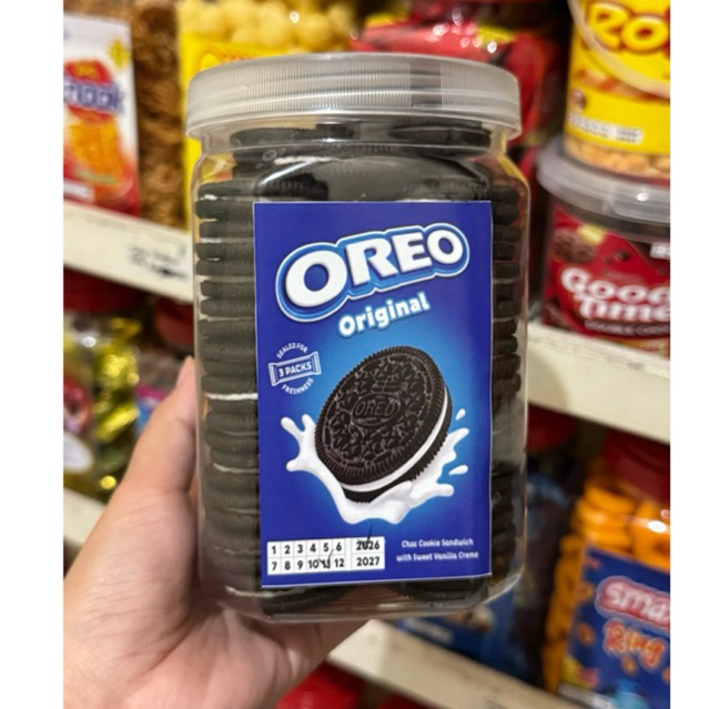 Oreo 400g Toples 1L / snack branded / snack jadul