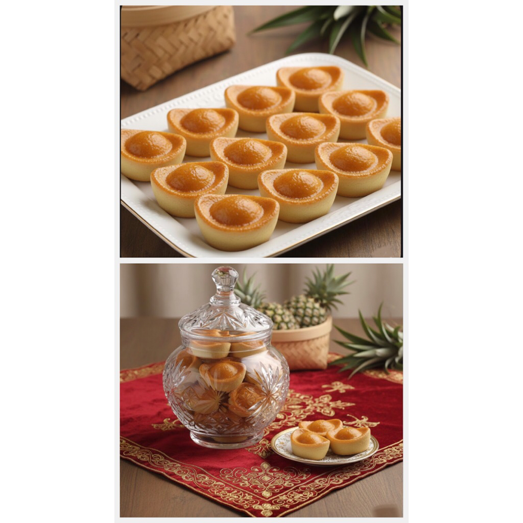 Cetakan silikon nastar nanas jelly puding coklat cokelat mangga yuan bao koin coin kuno uang emas im