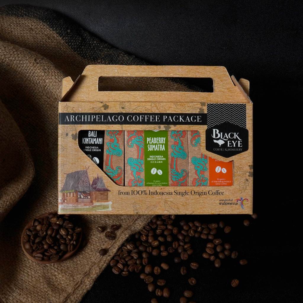 BLACK EYE ARCHIPELAGO COFFEE PACKAGE