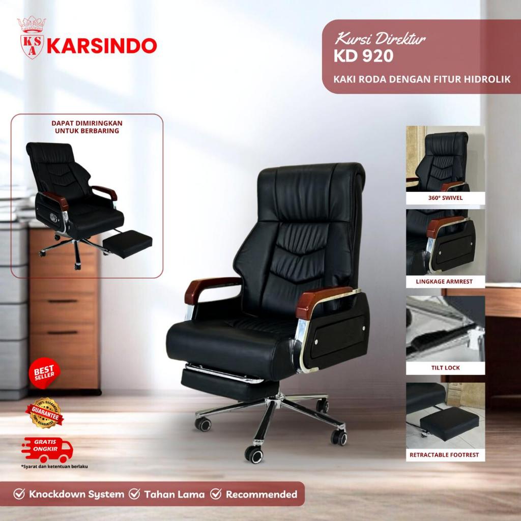Karsindo Kursi Direktur Kursi Kantor Office Chair 920 Kursi Footrest