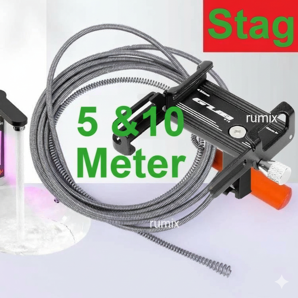 Pipe Cleaner Stag Pembersih Saluran Pipa Mampet Sumbat Tersumbat Drain Pipe Cleaner Manual 5 Meter 1