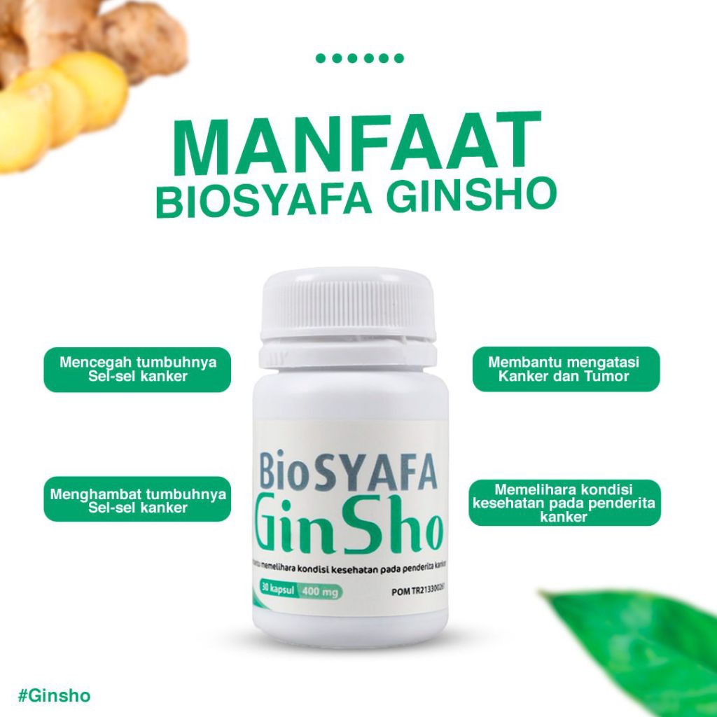 Biosyafa Ginshon/ terapi herbal probiotik siklus untuk kanker