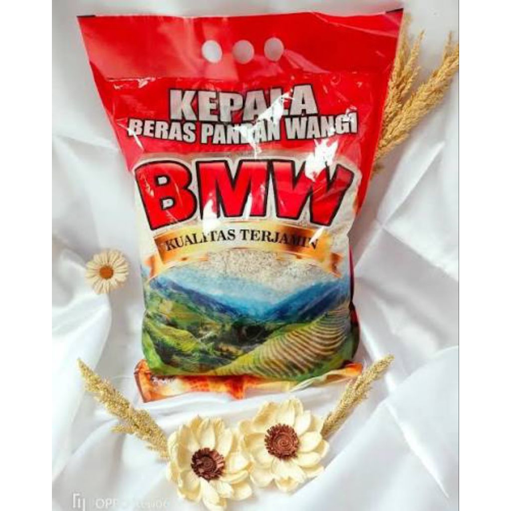 Beras Pulen BMW 5 Liter - Kualitas Terbaik, Premium, Pulen, Tanpa Pengawet, beras murah