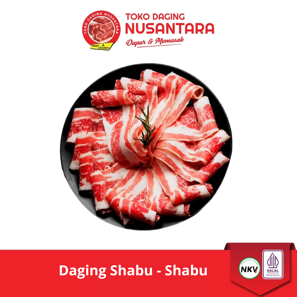 USA Beef Short Plate Slice 500gr – Daging Sapi Shabu-Shabu, Slice Tipis, Fresh Frozen | Toko Daging 