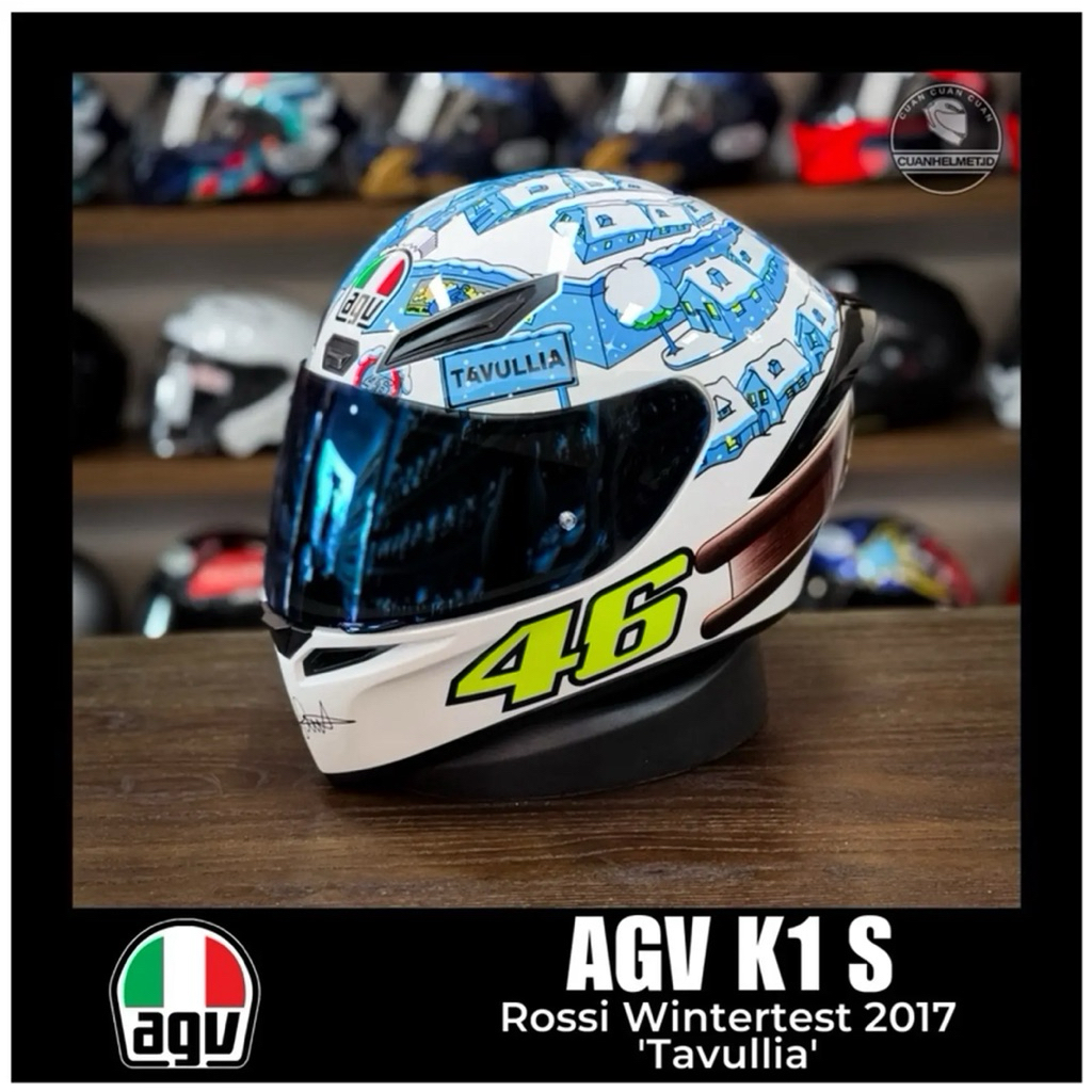 AGV K1 S Rossi Wintertest 2017 'Tavullia'