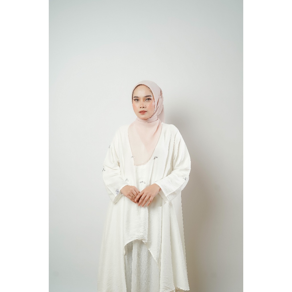 Bella Square  | CREAM– Kain Polycotton Premium 110×110 cm