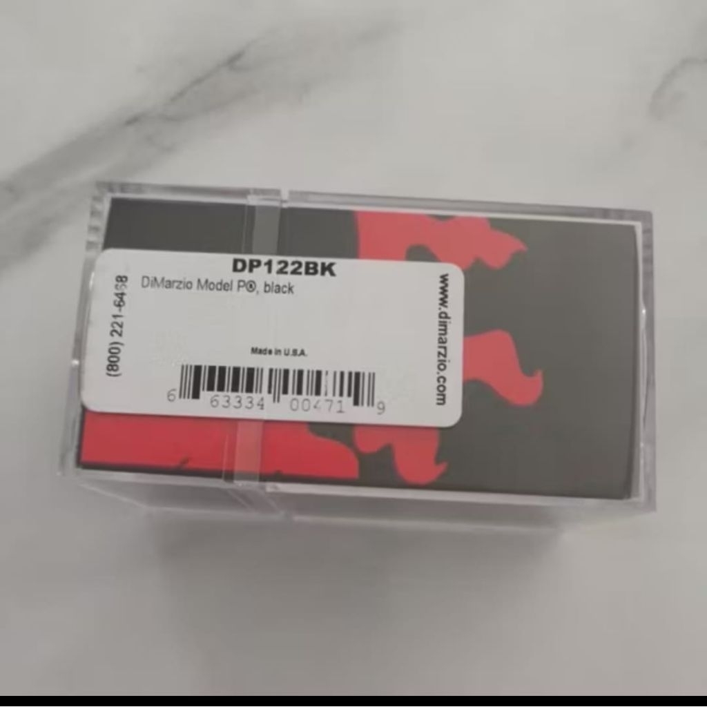 DiMarzio DP122BK Model P Bass Pickup