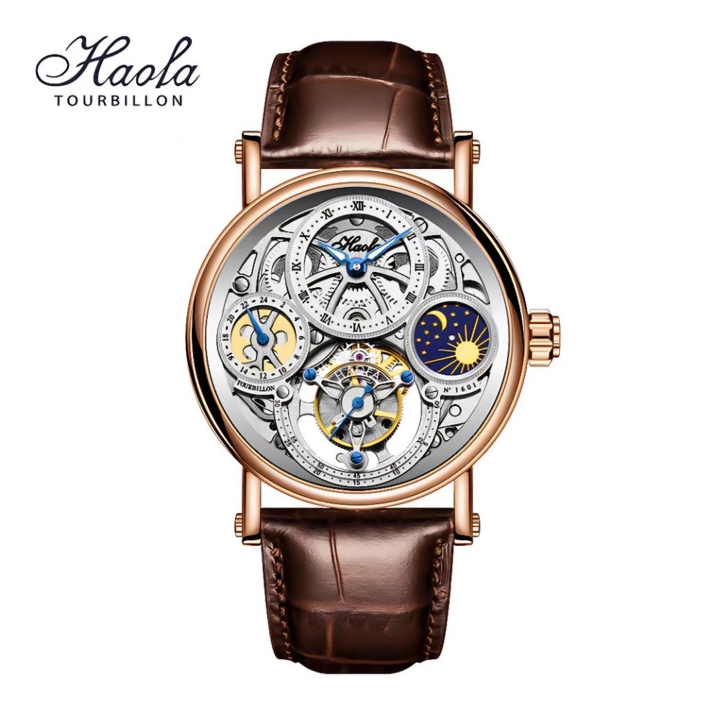 Haofa 1601 GMT Tourbillon