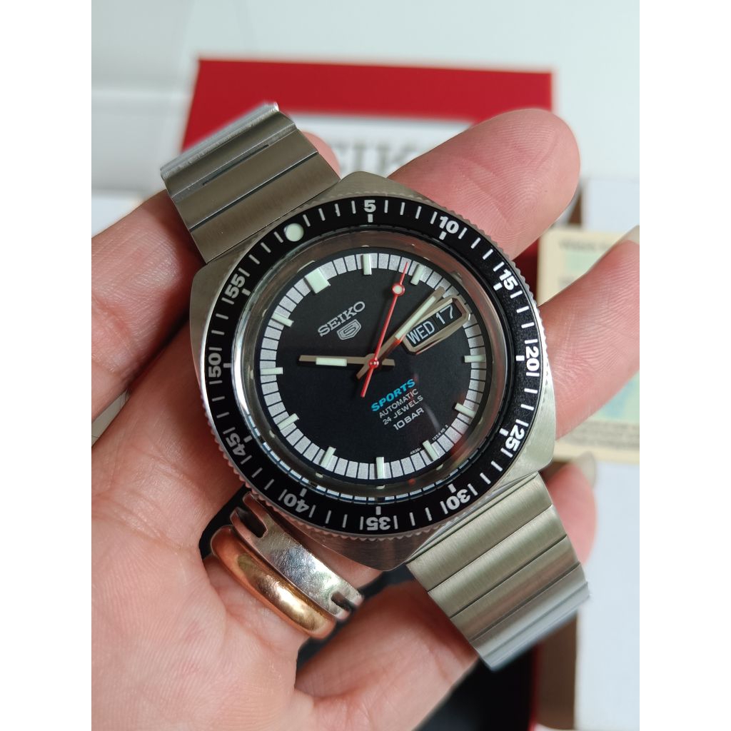 Seiko 5 sport SRPK17K1 55th anniversary LIMITED EDITION original bekas fullset full link