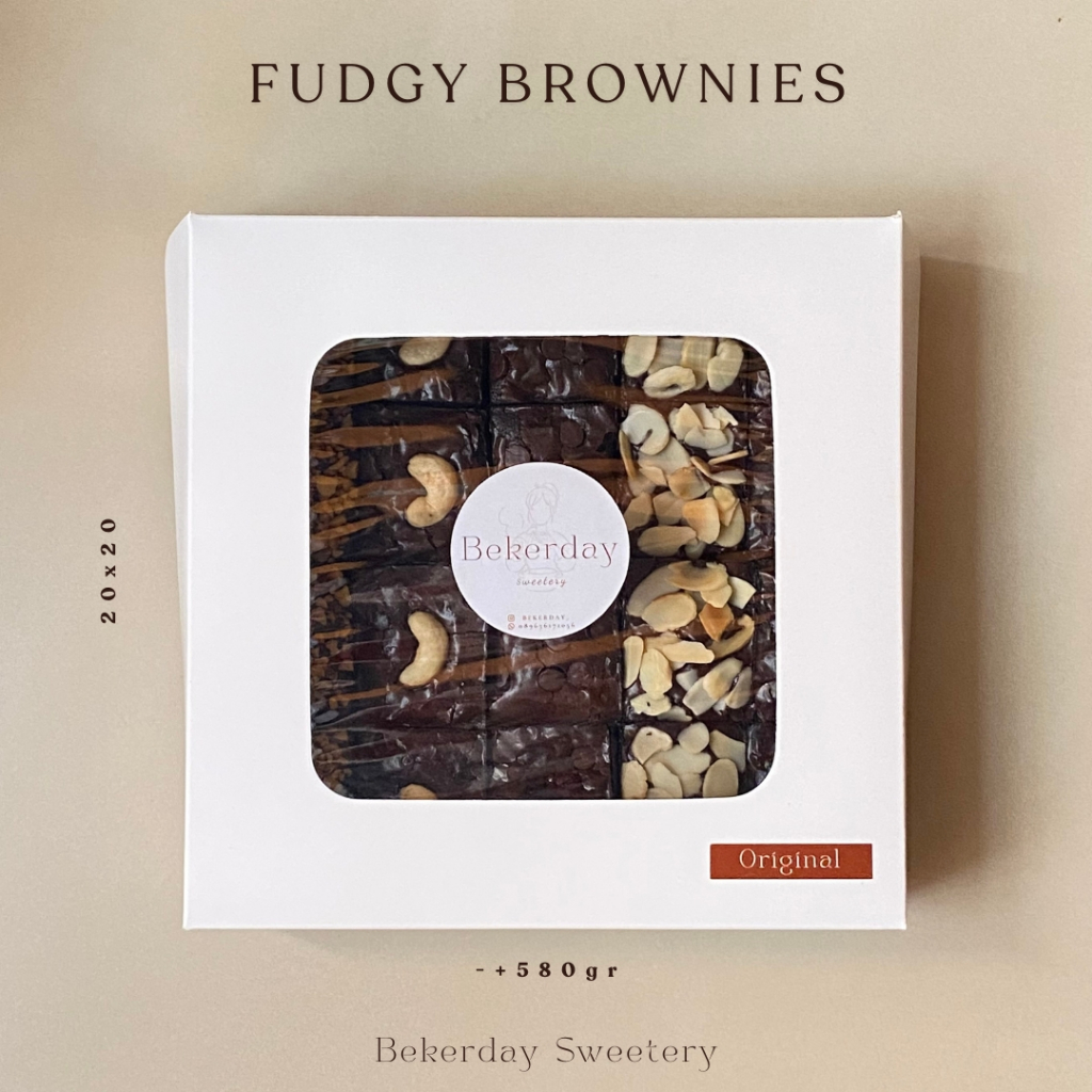 Fudgy Brownies Large Size | Bandung