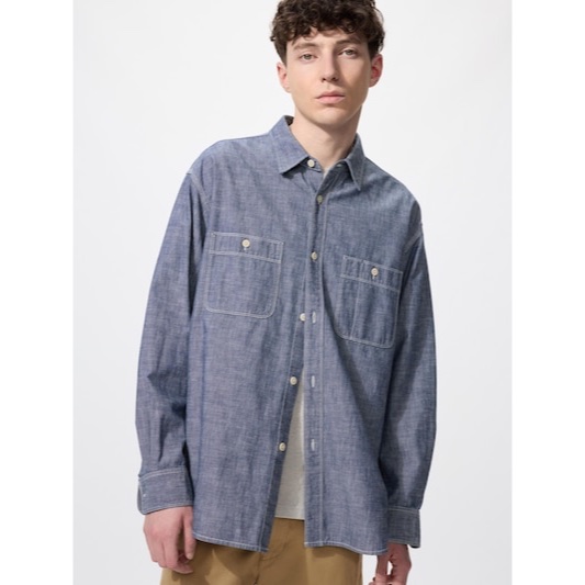Uniqlo Chambray Over shirt