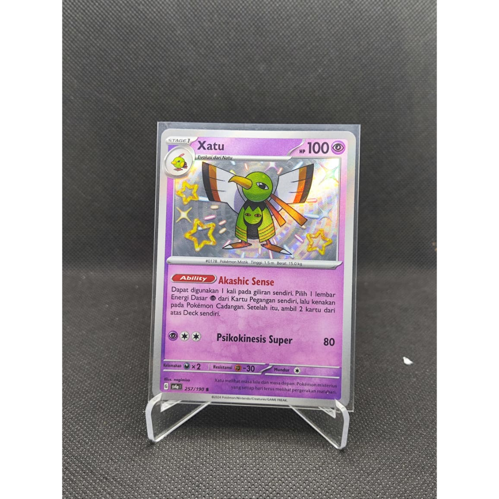 Pokemon TCG Xatu & Natu Baby shiny