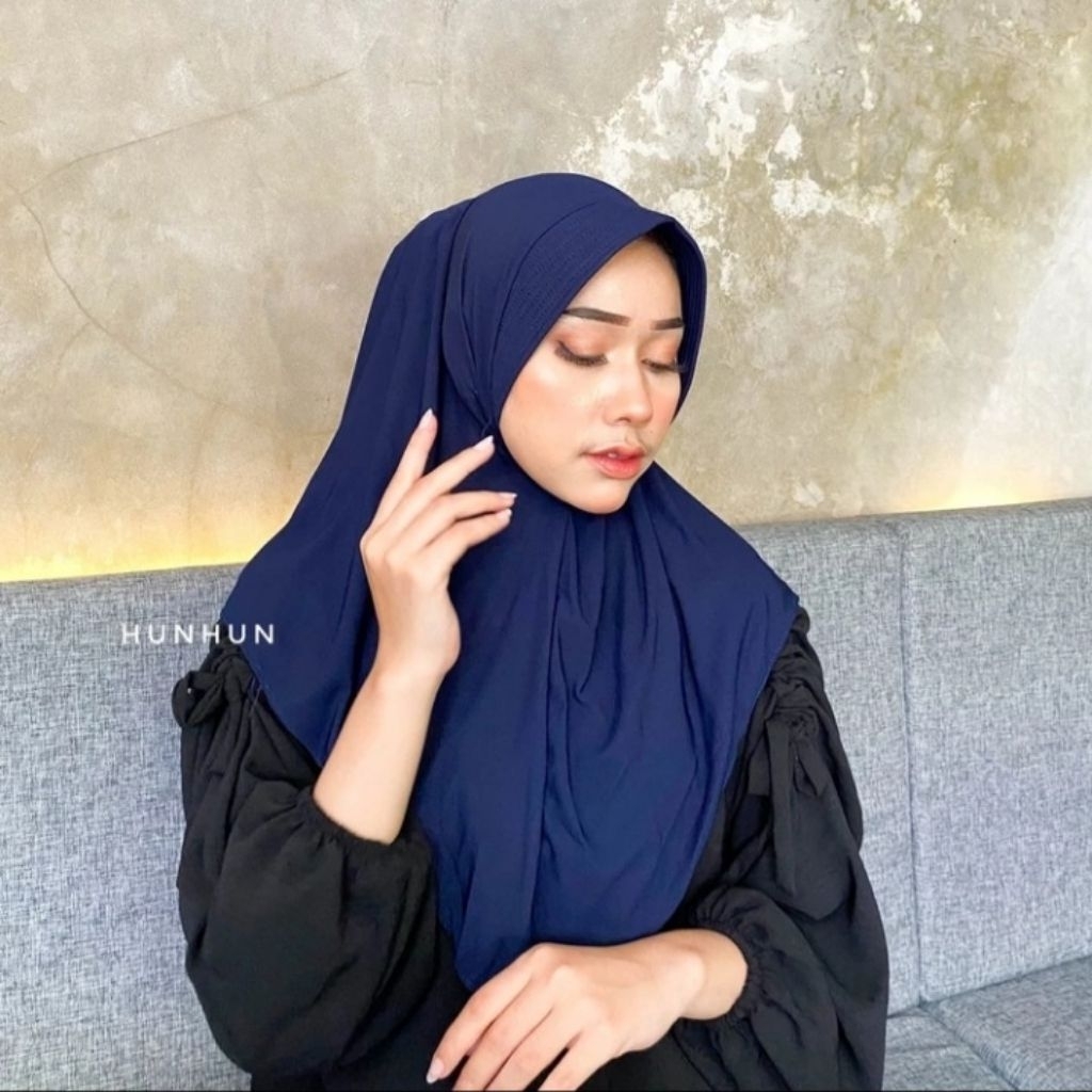 JILBAB BERGO JERSEY PET HIJAB BERGO PET SEKOLAH HAMIDAH JERSEY