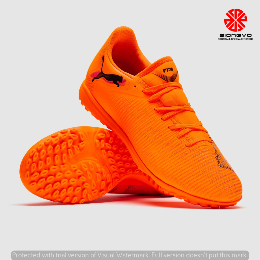 SEPATU FUTSAL MINI SOCCER - PUMA FUTURE 8 PLAY TT TURF HOT PURSUIT 10860503