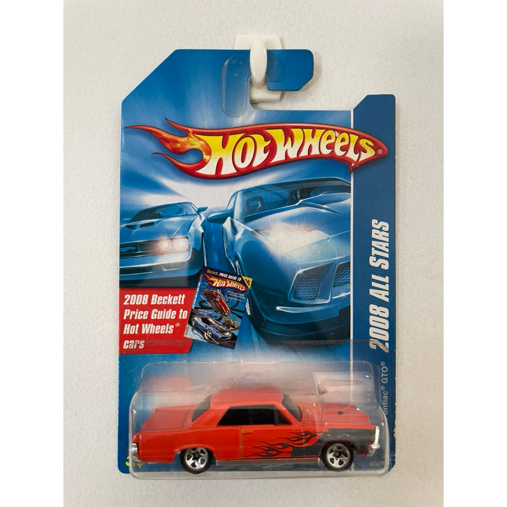 hot wheels 1965 pontiac GTO blue card