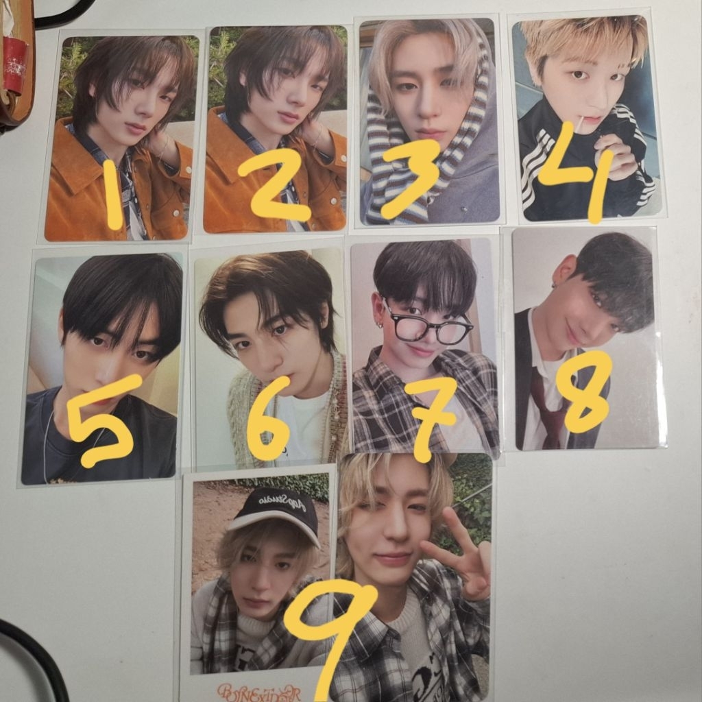 boynextdoor taesan leehan sungho riwoo jaehyun who crunch album photocard photocards bnd gongfourz n