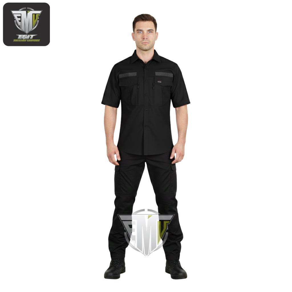 Kemeja tactical w tac pendek - kemeja w tac outdoor lapangan