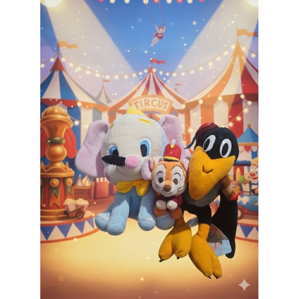 boneka dumbo karakter Disney ori