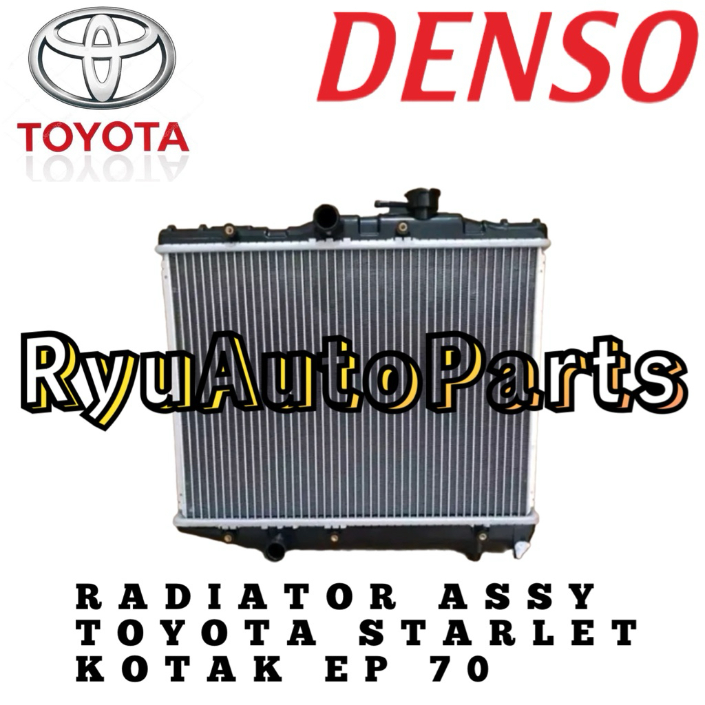 RADIATOR ASSY TOYOTA STARLET KOTAK EP 70 DENSO
