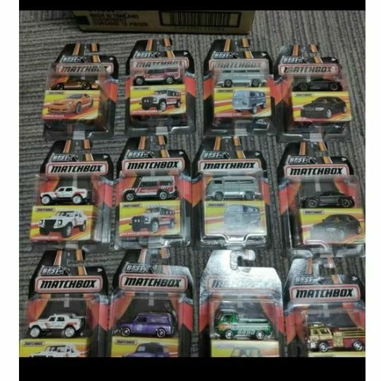 matchbox set 12 best of land Rover defender 110 VW Kombi transporter bus t2 BMW 1M Dodge a100 Porsch