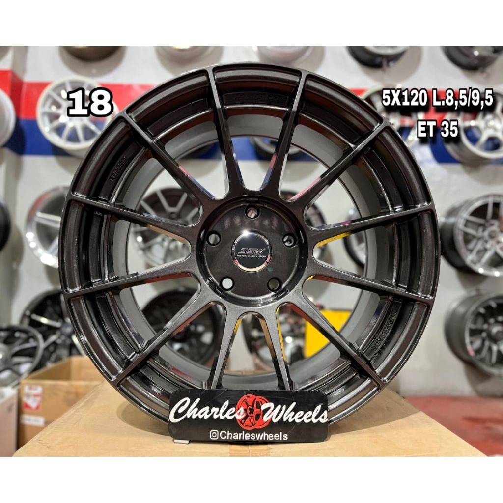 VELG SSW SPIDER RING 18 GUNMETAL