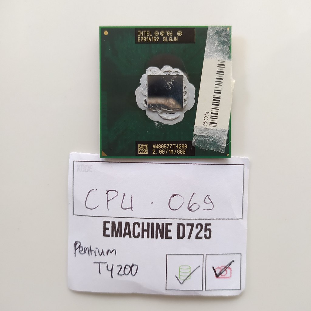 PROCESSOR ACER EMACHINE D725 - INTEL PENTIUM DUAL CORE T4200 CPU-069