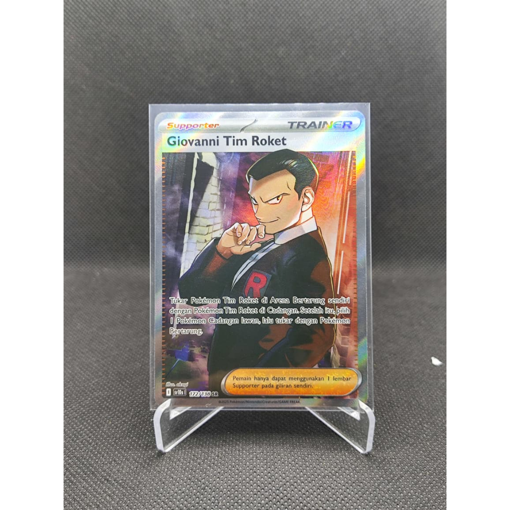 Pokemon TCG Giovanni Tim Roket SR