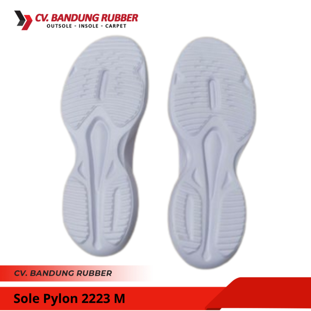 Outsole Sepatu Pylon 2223 M Putih Sol Sepatu Running Pria Sol Sepatu Jogging Sol Sepatu Casual Outso