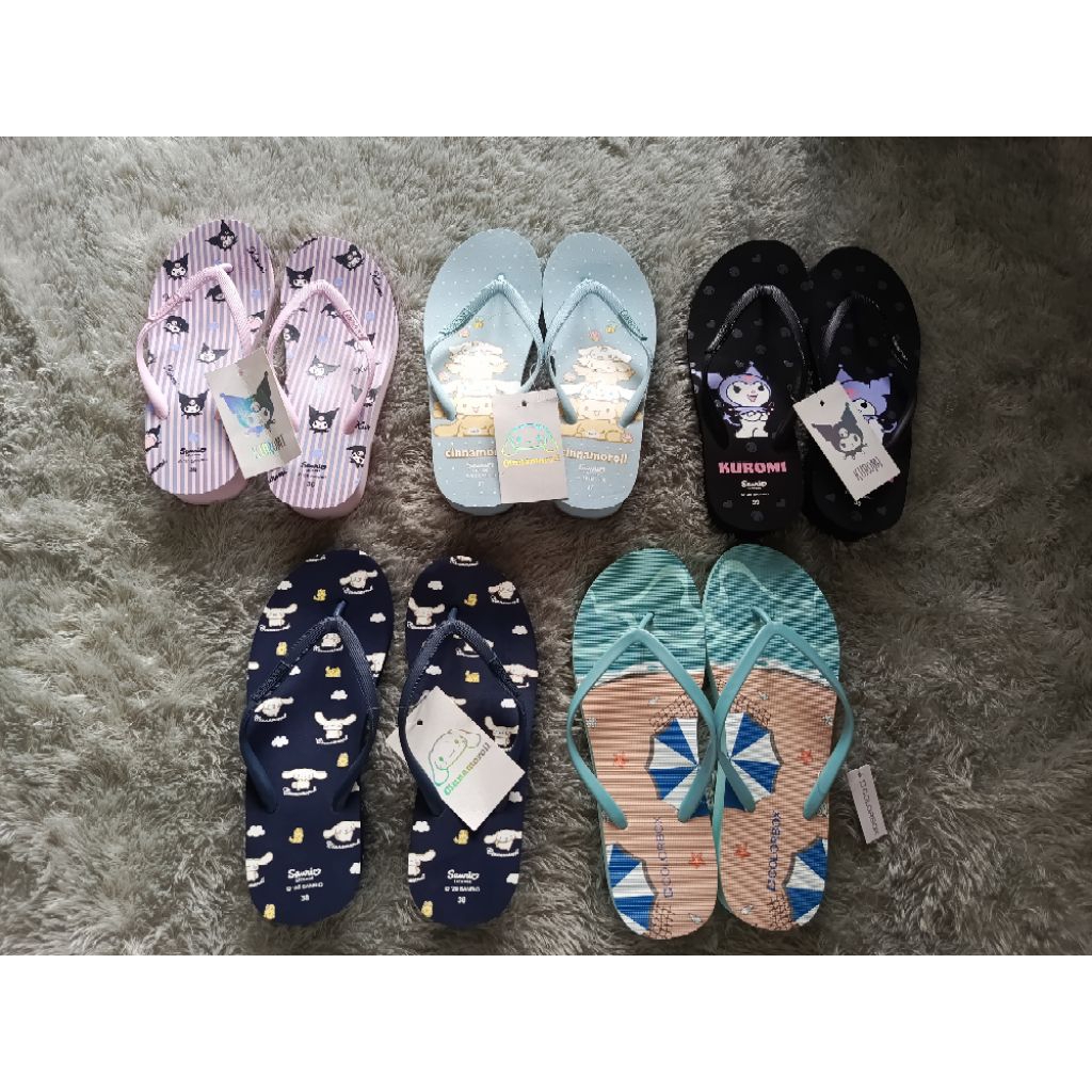 COLORBOX SANDAL JEPIT CINAMOROL KUROMI ORIGINAL STORE SALE