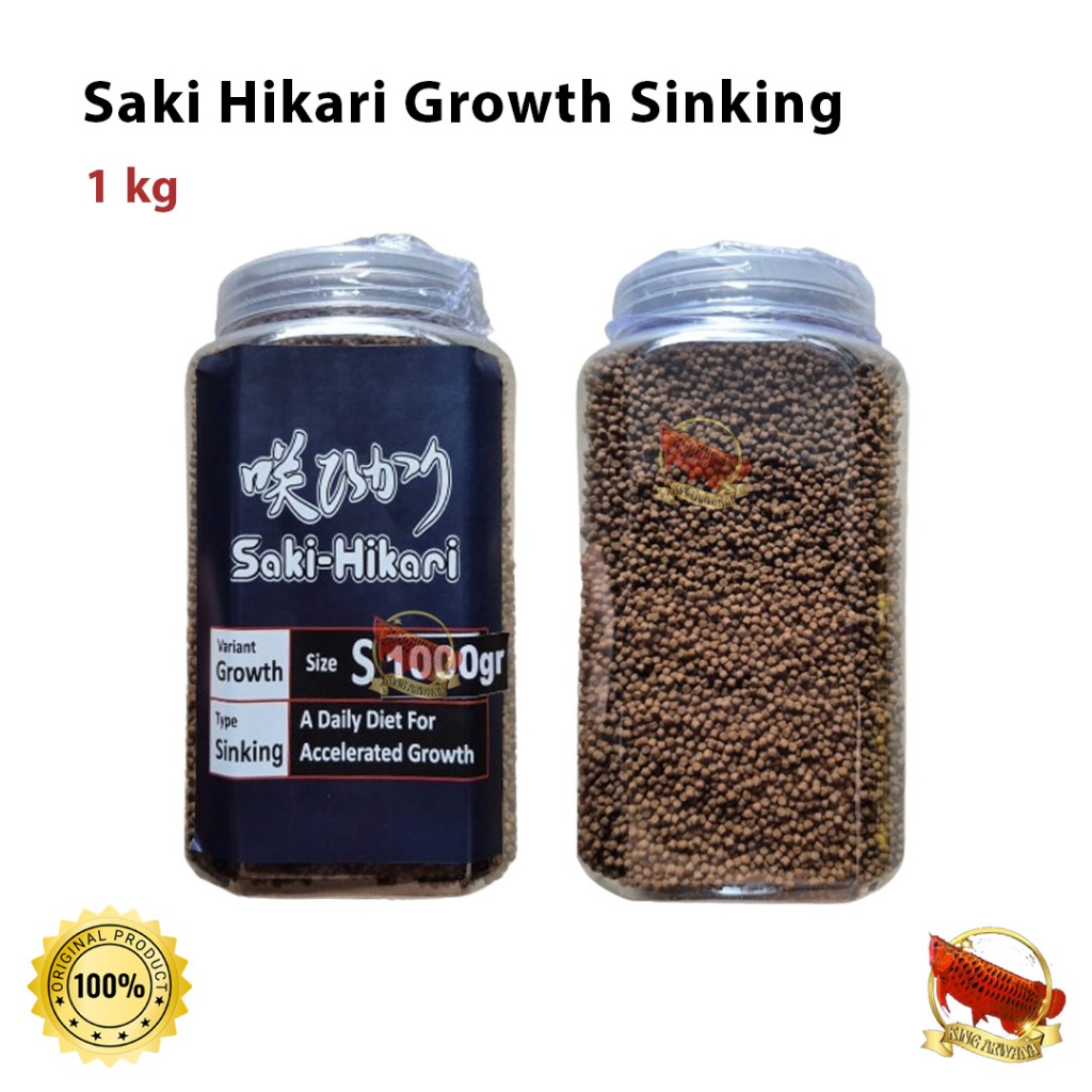 Saki Hikari Growth 500 gr Type Sinking Pelet Pakan Ikan