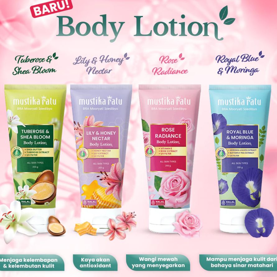 Mustika Ratu Rose Radiance Body Lotion