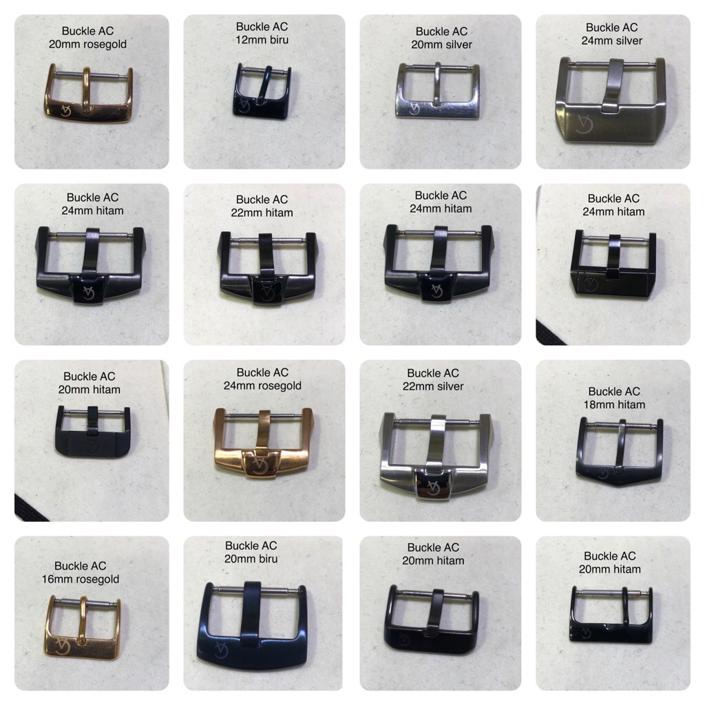 BUCKLE TALI KULIT JAM TANGAN ALEXANDRE CHRISTIE / AC