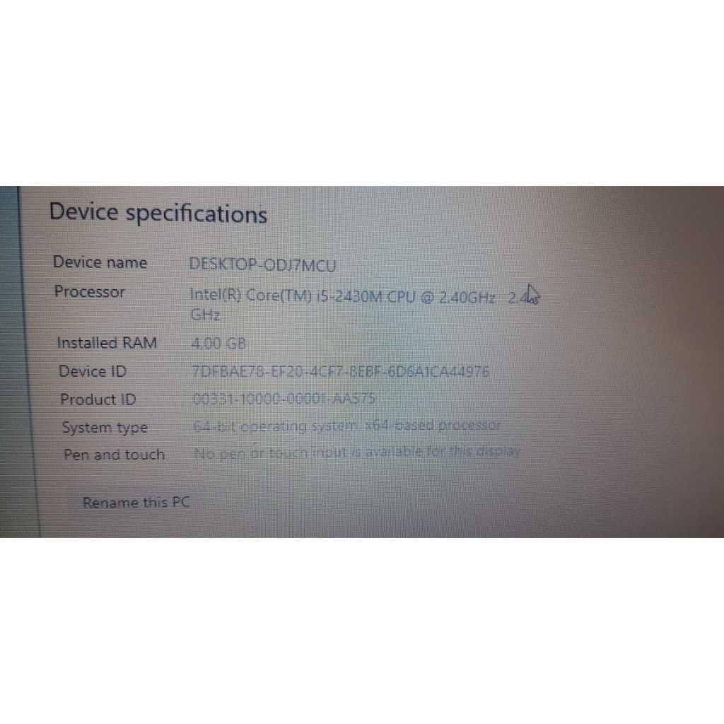 Laptop HP Pavilion G Series, Core i5-2430M, Ram 4 GB Silver