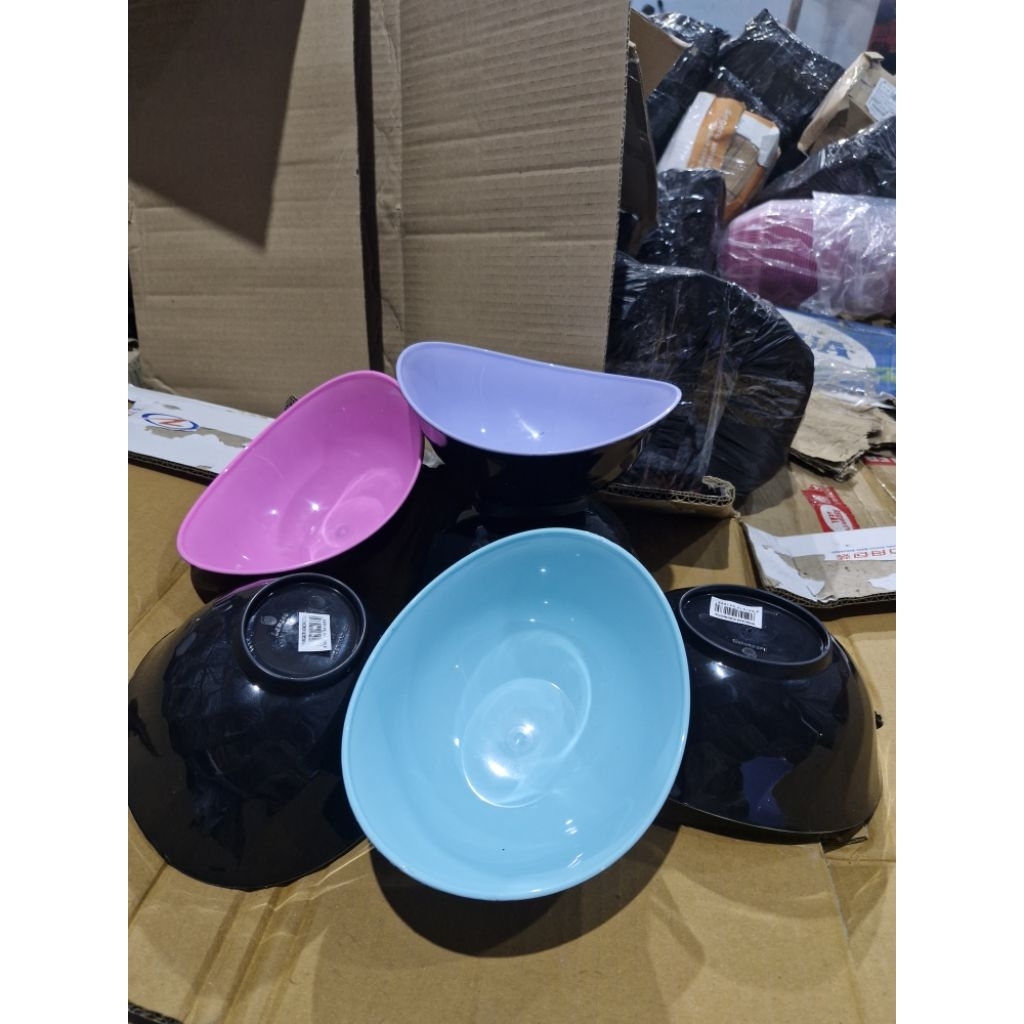 Mangkok Plastik/ Mangkok Oval / Mangkok lemony