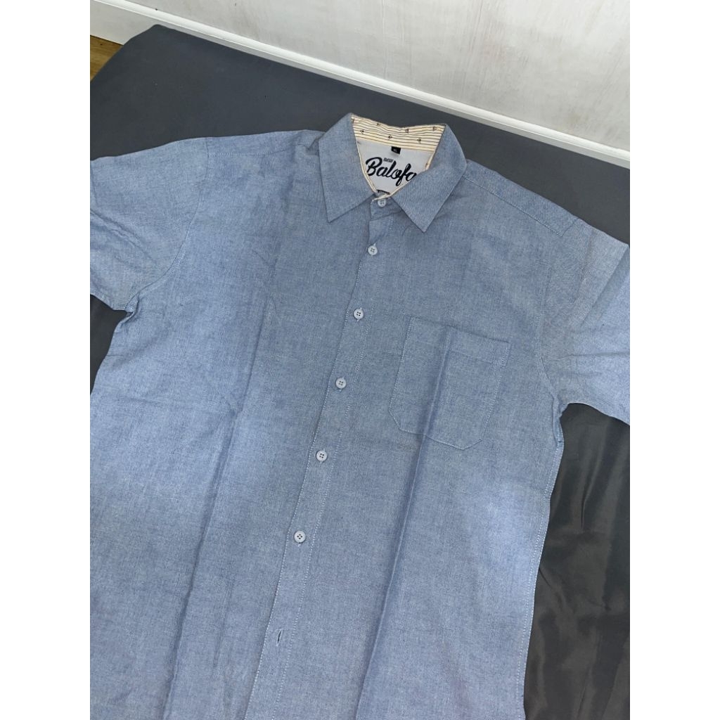 kemeja sky blue