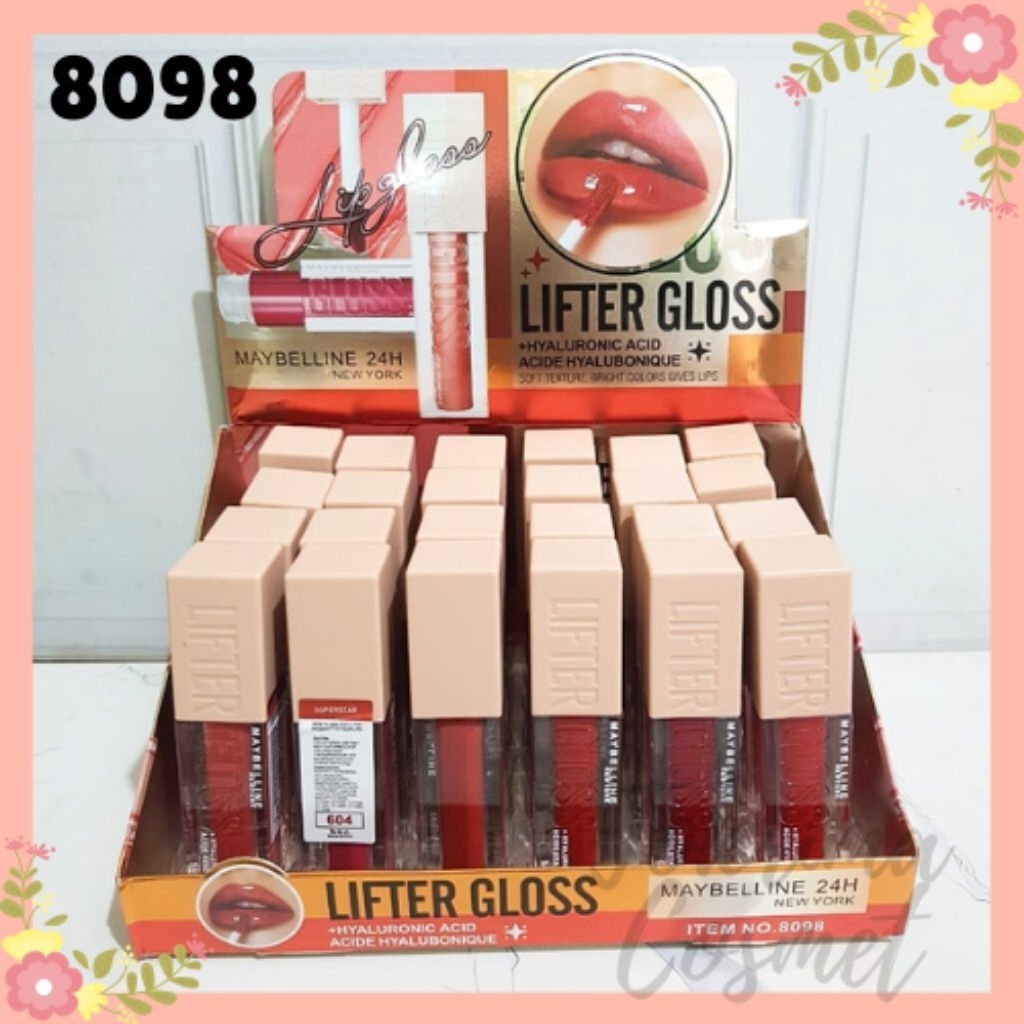 Lip Gloss Maybelline Perbox isi 24pcs