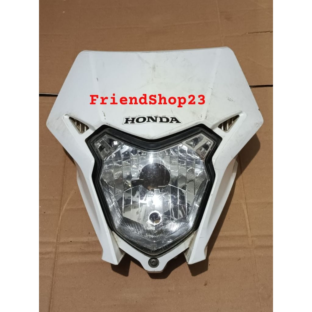 batok lampu headlamp reflektor crf 150L original