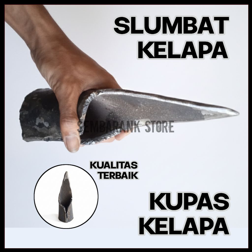 Slumbat mata kupas sabut  kelapa, kupas kelapa  kelopo serbaguna