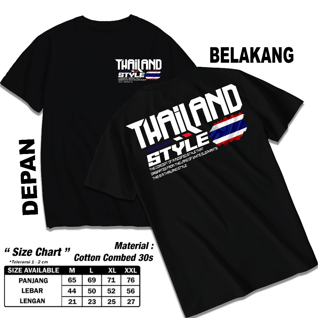 Tshirt Baju Kaos Unisex Premium Katun Elegan Tshirt Baju Kaos  Thailand Style Racing Premium Quality