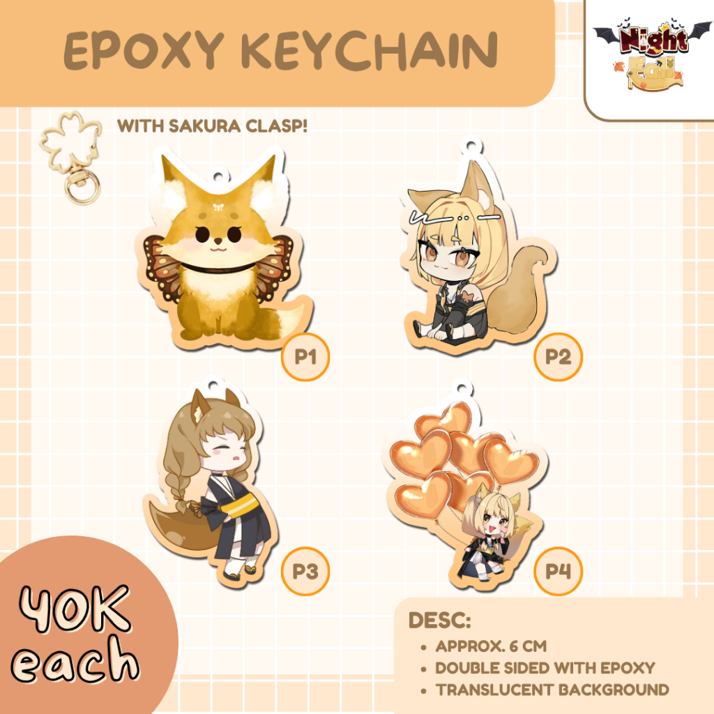 Epoxy Keychain - Chie Estelle