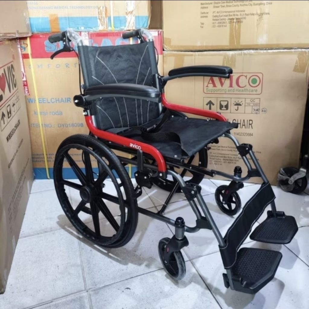 Kursi Roda Traveling Avico Ganesha Velg Racing / Kursi Roda Travel Avico