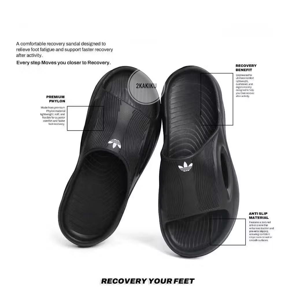 Sandal slop pria sandal slop cowok anti slip sandal slip on empuk & nyaman versi terbaru Genz