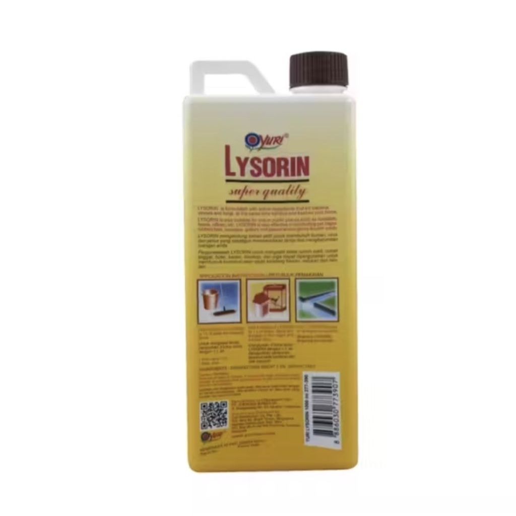 YURI LYSORIN BOTOL 1000 ML / DESINFEKTAN / ANTI KUMAN ANTI BAKTERI PEMBERSIH LANTAI